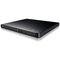 Hitachi USB CD/DVD External Burner - LG Slim GP57EB40 Black