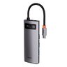5in1 Adapter Baseus WKWG020013 Hub USB-C to 3x USB 3.0 + HDMI + USB-C PD