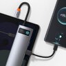 8in1 Baseus CAHUB-CV0G Hub USB-C adapter is 3x USB 3.0 + HDMI + USB-C PD + RJ45 + microSD / SD reader