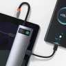 8in1 Baseus CAHUB-CV0G Hub USB-C adapter is 3x USB 3.0 + HDMI + USB-C PD + RJ45 + microSD / SD reader