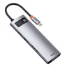 8in1 Baseus CAHUB-CV0G Hub USB-C adapter is 3x USB 3.0 + HDMI + USB-C PD + RJ45 + microSD / SD reader