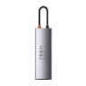 8in1 Baseus CAHUB-CV0G Hub USB-C adapter is 3x USB 3.0 + HDMI + USB-C PD + RJ45 + microSD / SD reader