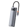 8in1 Baseus CAHUB-CV0G Hub USB-C adapter is 3x USB 3.0 + HDMI + USB-C PD + RJ45 + microSD / SD reader
