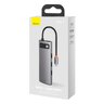 8in1 Baseus CAHUB-CV0G Hub USB-C adapter is 3x USB 3.0 + HDMI + USB-C PD + RJ45 + microSD / SD reader