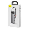 8in1 Baseus CAHUB-CV0G Hub USB-C adapter is 3x USB 3.0 + HDMI + USB-C PD + RJ45 + microSD / SD reader