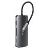 Adapter 8in1 Media-Tech MT5044 Hub Pro USB-C to 3x USB 3.0 + HDMI + USB-C PD + RJ45 + microSD / SD reader