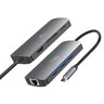 Adapter 8in1 Media-Tech MT5044 Hub Pro USB-C to 3x USB 3.0 + HDMI + USB-C PD + RJ45 + microSD / SD reader
