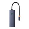 Adapter-Hub USB-C 6w1 Baseus B00052807813-01 4x USB 3.0 + HDMI + USB-C PD