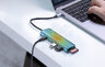 USB-C 6-in-1 Hub Adapter Ugreen CM195 15214 2x USB 3.0 + HDMI + USB-C + SD and micro SD card reader