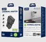 JELLICO 25W PD QC3.0 S6 mini PD Travel Adapter 25W 1xUSB-C + 1xUSB QC3.0 Black