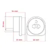 USA DPM Travel Adapter White
