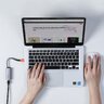 USB 3.0 Network Adapter - LAN RJ45 Gigabit Baseus Steel Cannon CAHUB-AD0G