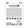 everActive 16340 3.7V Li-ion 700mAh micro USB battery with BOX protection