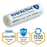 everActive 18650 3.7V Li-ion 3200mAh micro USB battery with BOX protection