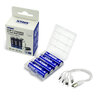 Xtar R6 / AA 1.5V Li-ion 3000mAh Battery with Security with USB-C Port - 4 Pieces