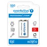 everActive 6F22/9V Li-ion 550 mAh battery with USB TYPE C