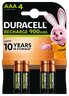 Duracell Recharge R03 AAA 900mAh batteries (blister) - 4 pieces
