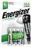 4 x Energizer R03/AAA Ni-MH 800mAh Extreme Rechargeable Batteries