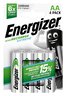 4 x Energizer R6/AA Ni-MH 2300mAh Extreme battery packs