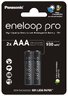 2 x Rechargeable Batteries Panasonic Eneloop PRO NEW R03 AAA 930mAh BK-4HCDE/2BE (blister)