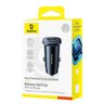 Baseus C00072300123-00 30W Fast Car Charger with USB and USB-C Socket