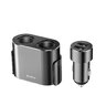 Baseus CRDYQ-01 3.1A car charger with two USB ports and two cigarette lighter sockets