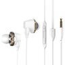 Baseus Encok H10 HGH10-02 wired in-ear headphones with microphone white