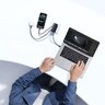 Baseus GaN EnerFill FE22 E0123800 100W Schnellladegerät mit 2 USB-C PD und USB Anschlüssen Baseus GaN EnerFill FE22 E0123800 100W Schnellladegerät mit 2 USB-C PD und USB Anschlüssen