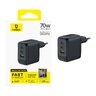 Baseus GaN EnerFill FE22 E0123500 70W быстрая сетевое зарядное устройство с 2 портами USB-C PD и USB Baseus GaN EnerFill FE22 E0123500 70W быстрая сетевое зарядное устройство с 2 портами USB-C PD и USB