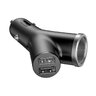 Baseus Y Type BSC-C16N CCALL-YX01 3.4A car charger with two USB ports and cigarette lighter socket