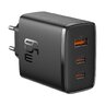 Baseus OS-Cube Pro P10152301113-00 65W fast wall charger with 2 USB-C PD and USB sockets