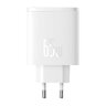 Baseus OS-Cube Pro P10152301213-00 65W fast wall charger with 2 USB-C PD and USB sockets