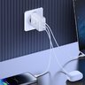 Baseus OS-Cube Pro P10152301213-00 65W fast wall charger with 2 USB-C PD and USB sockets