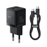 Baseus Palm P1011160A113-01 30W Fast AC Charger with USB + USB-C PD 3.0 PPS + 1m Cable