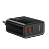 Baseus QC3.0 BS-EU906 CCFS-E01 30W Fast Network Charger with 2 USB Quick Charge 3.0 Ports