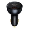 Baseus TZCCZM-0G 160W fast car charger with USB QC3.0 socket and 2x USB-C PD 3.0 PPS
