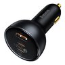Baseus TZCCZM-0G 160W fast car charger with USB QC3.0 socket and 2x USB-C PD 3.0 PPS