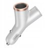 Baseus Y Type BSC-C16N CCALL-YX02 3.4A car charger with two USB ports and cigarette lighter socket