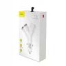 Baseus Y Type BSC-C16N CCALL-YX02 3.4A car charger with two USB ports and cigarette lighter socket