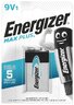 Bateria 9V alkaliczna Energizer pakowana po 1 sztukę w blistrze