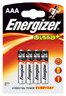 Energizer Ultra+ LR03/AAA alkaline battery (blister) - 4 pieces