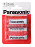 2 x Carbon Zinc battery Panasonic R20 D (Blister)