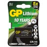 Lithium battery GP 9V CR-V9/L522/LA522/6f22