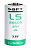 SAFT LS26500 PLUS C 3.6V LiSOCl2 Lithium Battery Size C