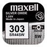 Maxell 303 / SR44SW / SR44 Silver Battery