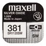 Mini Silver Battery Maxell 381/391/SR 1120 SW/G8