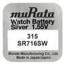 silver battery mini Murata 315 / SR716SW / SR67