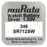 Silver battery mini Murata 346 / SR 712 SW