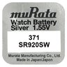 silver battery mini Murata 371 / SR 920 SW