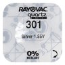 Mini Silver Battery Rayovac 301/SR43SW/386/G12